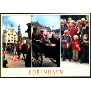 Dronnings Fdselsdag - Svanen 4 I - 12 x17 cm. - Ubrugt