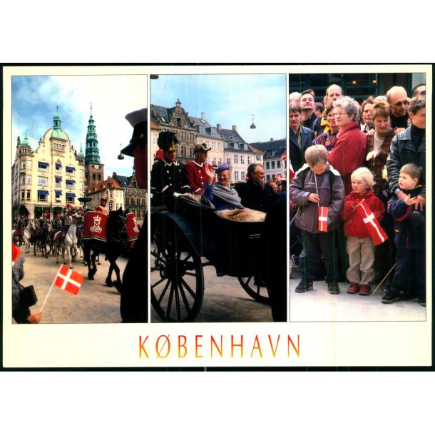 Dronnings Fdselsdag - Svanen 4 I - 12 x17 cm. - Ubrugt