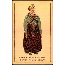 BW - Sams Dragt ca. 1830 - Dansk Folkemuseum - Alfred Jocobsen 46 - Ubrugt