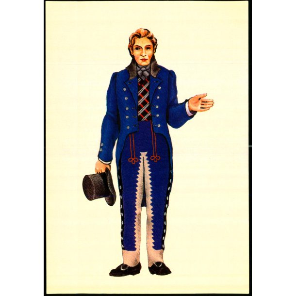 Dansk egnsdragt fra Snderjylland - 1820 - 1840 - Odense T.K. 8334 - Ubrugt