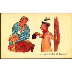 V. Hancke - bare 50 re til Bussen - Hanckes Kunstforlag u/n  - Ubrugt