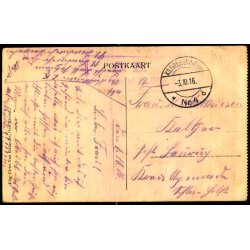 Feldpostkort - 3 - 10 - 1916 - Forside : Handzame