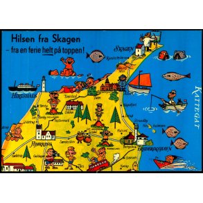 Hilsen fra Skagen - Gr�s�lls 7603 - Ubrugt
