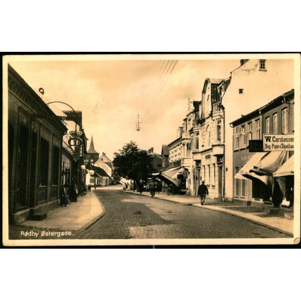 R�dby - �stergade -  W. Carstensens Bogh. Eneret u/n - Brugt