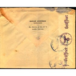 Censurbrev fra Portugal  23 - 3 - ? - Til Kbenhavn K