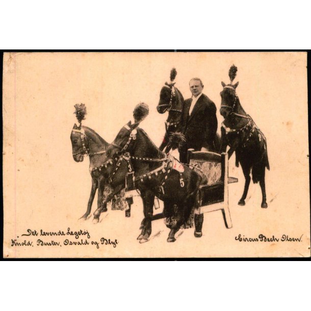 Cirkus Bech Olsen - Det levende Legetj Knold Buster Osvald og Blyt - Centraltrykkeriet u/n - Ubrugt