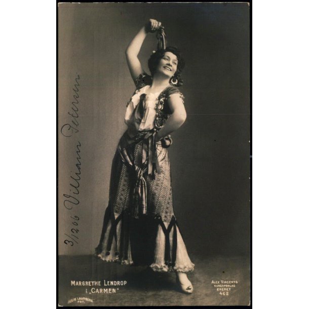 Margrethe Lendrop i "Carmen" - Alex Vincent 462 - Brugt