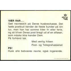 Buus - Vr Rar ... - P.T. A. 80 - Ubrugt