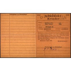 Kbekort - Kvinder med Ptegninger - 2 Verdenskrig