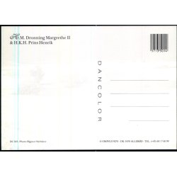 Dronning Margrethe - Prins Henrik - Grnlund 583 - 12x17 cm. - Ubrugt