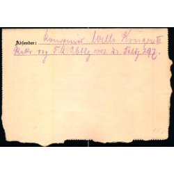 Feldpostbrief - 1 - 8 - 17 - Til Lbeek