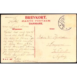 Ollerup H�jskole set fra Haven - W.K.F. 4637 - Brugt