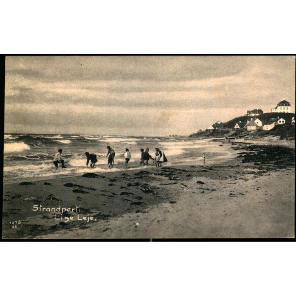 Strandparti - Liseleje - Albert Jensens Bogh. u/n