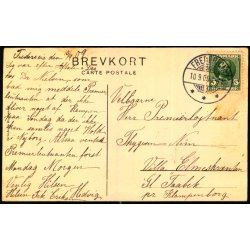 Fredericia - Parti fra Udkigstaarnet - Gr�nholts Bogh. u/n - Brugt