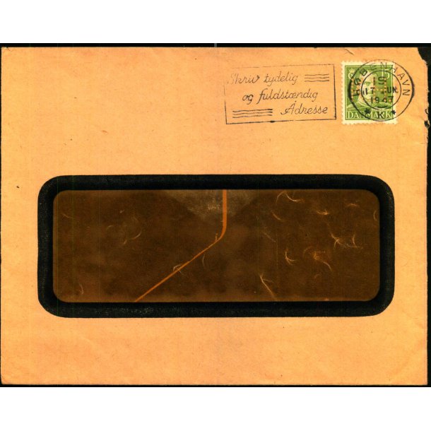 Perfin - Kbenhavns Handelsbank - Stemplet 17 - 6 - 47 - Brugt