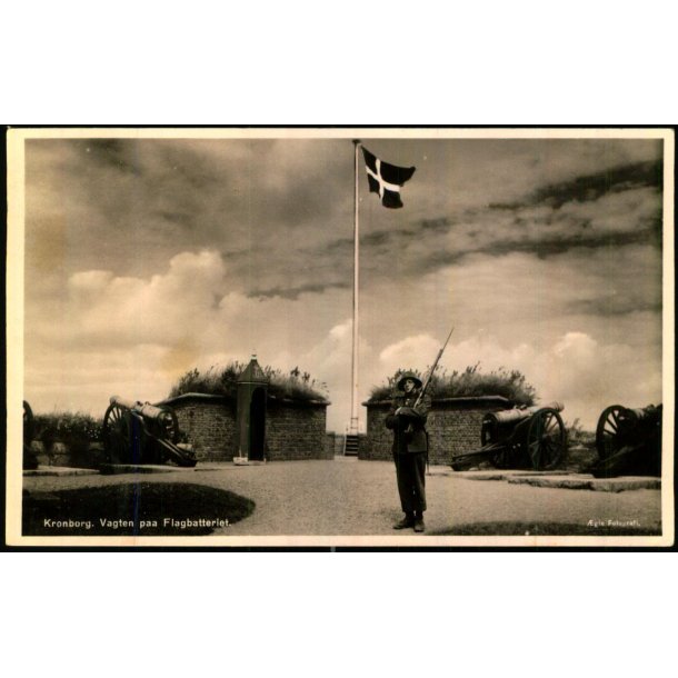 Kronborg -  Vagten paa Flagbatteriet - Kai Brammers Bogh. u/n - Ubrugt