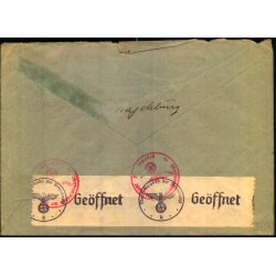 Luftpost - Censurbrev fra Tyskland  20 - 11 - 41 - Til Danmark