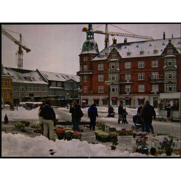 Vinterdag p Torvet i Hillerd - Folkemuseet u/n - Ubrugt