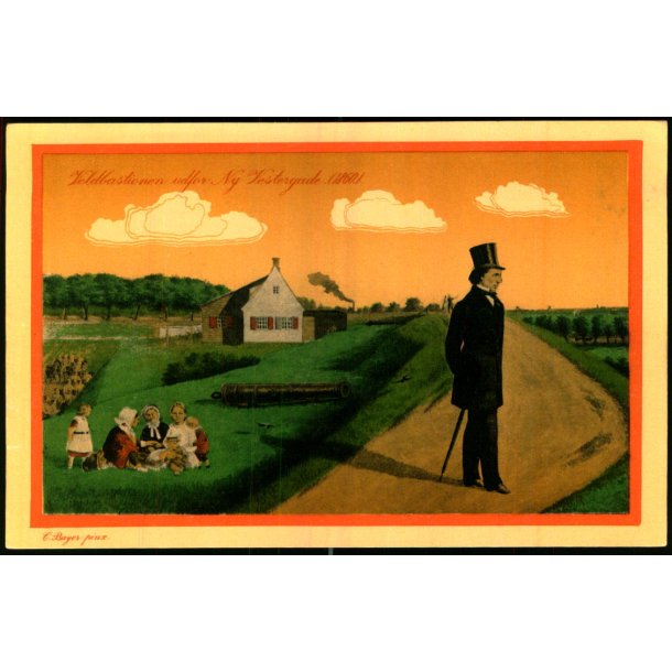 C. Bayer - Voldbastionen udfor Ny Vestergade 1860 - Alex Vincent 292/20 - Ubrugt