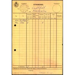 Postliste - afsendt med Narvalen til Godthb - Fringehavn 1981 - Grnlands Postvsen