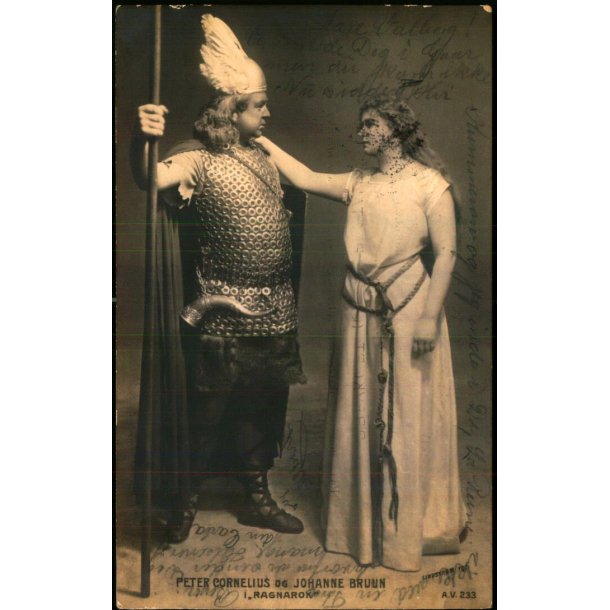 Peter Cornelius og Johanne Bruun i "Ragnarok" - Alex Vincent 233 - Brugt