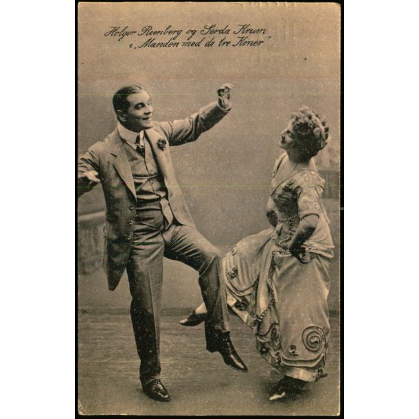 Holger Reenberg og Gerda Krum I Manden med de tre Koner - Alex Vincent 1717 - Brugt