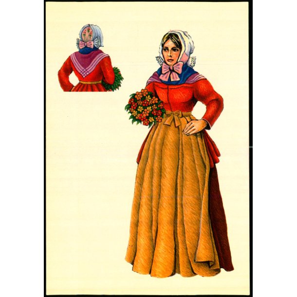 Dansk egnsdragt fra Snderjylland - 1820 - 1840 - Odense T.K. 8350 - Ubrugt