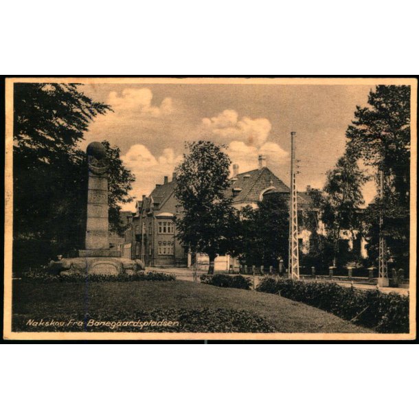 Nakskov - Fra Banegaardspladsen - Stender N. 273 - Brugt