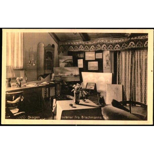 Skagen - Interi�r fra Drachmanns Hus - Knudstrup u/n - Ubrugt