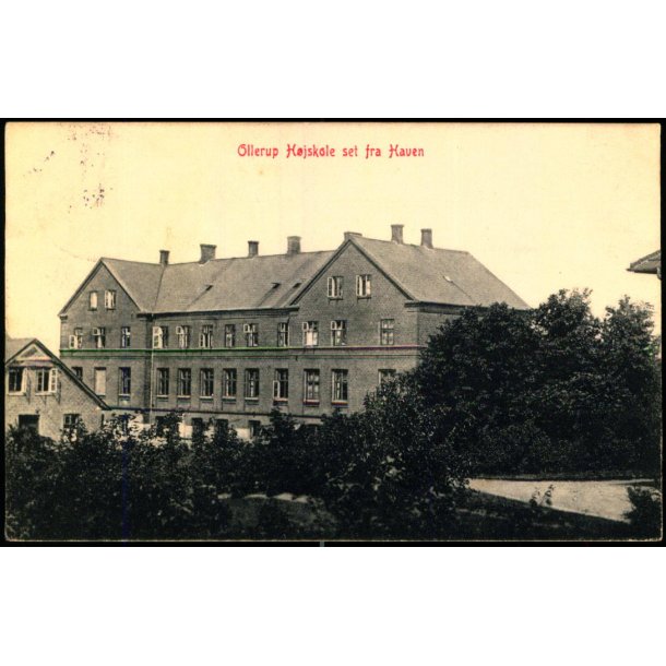 Ollerup Hjskole set fra Haven - W.K.F. 4637 - Brugt