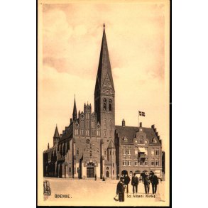 Odense - Sct. Albani Kirke - Stender 19436 - Ubrugt
