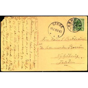 DAMSHOLTE p Postkort