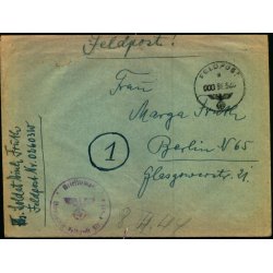 Tysk Feldpostbrev - Feldpoststempel 31 - 3 - 44 - Feldpost No. 02603 W - Til Berlin N. 65