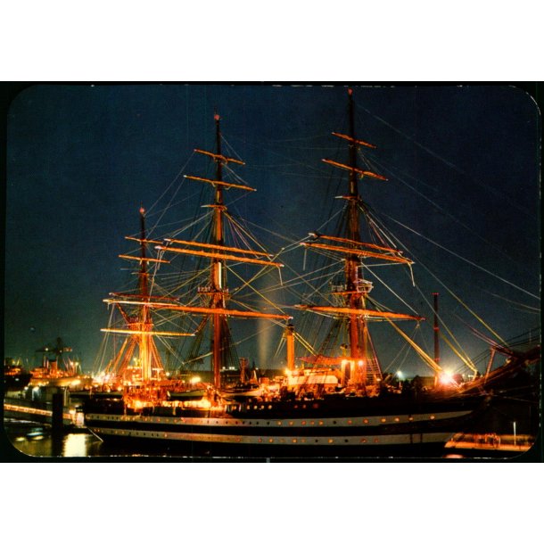 Hamburg - Segelschulschiff im Hafen - Krger 920550  - Ubrugt