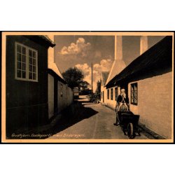 Gudhjem - Gadeparti med Sildergeri  - Colbergs Bogh. 880 - Ubrugt