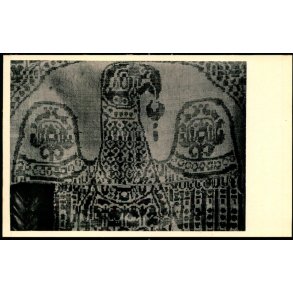 Odense Domkirke - Detailbillede af Silket�ppe i Kong Knuds Helgenskrin -  H. L�nborg 209 - Ubrugt