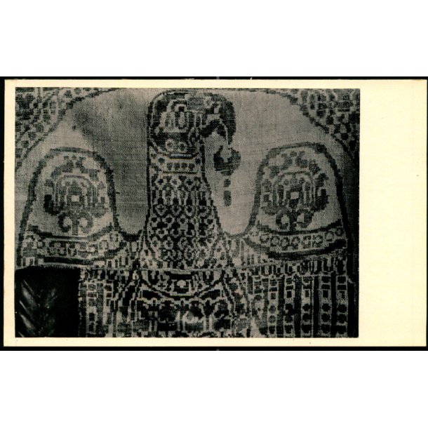 Odense Domkirke - Detailbillede af Silket�ppe i Kong Knuds Helgenskrin -  H. L�nborg 209 - Ubrugt