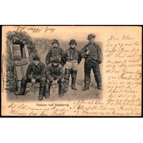 Fiskere ved S�ndervig - u/n - Brugt