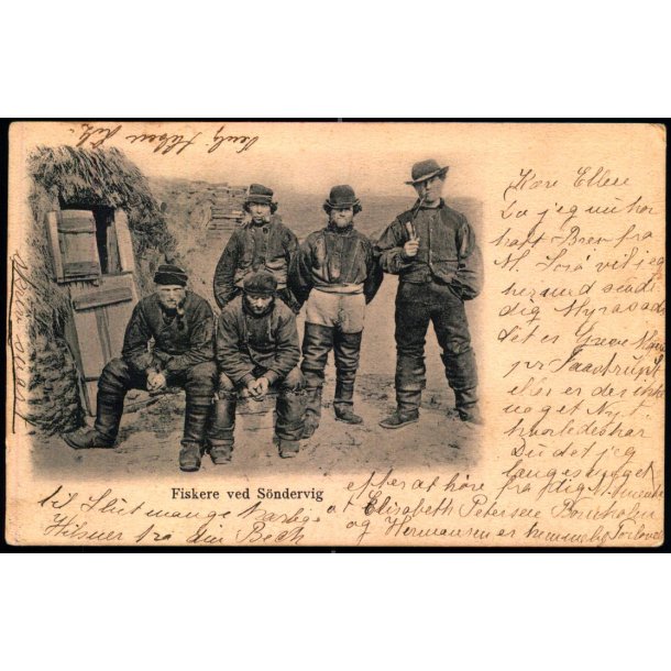 Fiskere ved S�ndervig - u/n - Brugt