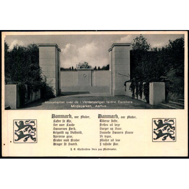 Mindeparken - Aarhus - E. Hestbek 7184 - Ubrugt