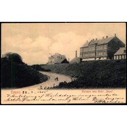 Esbjerg - Hulvejen med Hotel Royal - Engers Hansen 1903 - Brugt