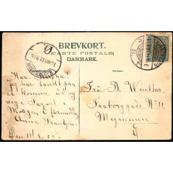 Hilsen fra Kjbnehavn - Indgang til Tivoli - B.M. &amp; Co. 285 - Brugt - Svage hjrner !