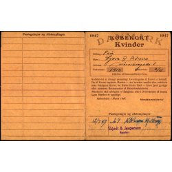 Kbekort - Kvinder med Ptegninger - 2 Verdenskrig