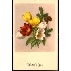 Julemrke 1951 p Postkort