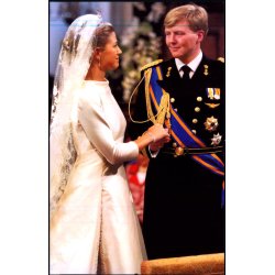 Prins Willem Alexander og Prinsesse Maxinas Bryllup - Hallmark 148 - 11x18 cm. - Ubrugt