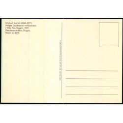 M. Anker - Holger Drachmann ved Kaminen 1907 - Drachmanns Hus 2.031 - Ubrugt