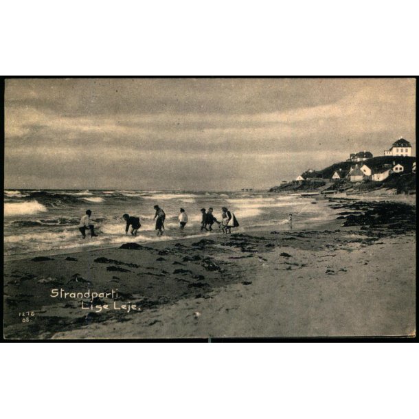 Strandparti - Liseleje - Albert Jensens Bogh. u/n