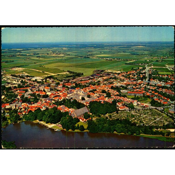 Maribo - Luftfoto af Byen - Stender 49 307/19 - Ubrugt