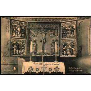 Bornholm - Altertavlen i Hasle Kirke - Frits Srensens Bogh. 62  - Brugt 