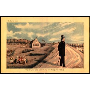 C. Bayer - Voldbastionen udfor Ny Vestergade 1860 - Alex Vincent 292/21 - Ubrugt